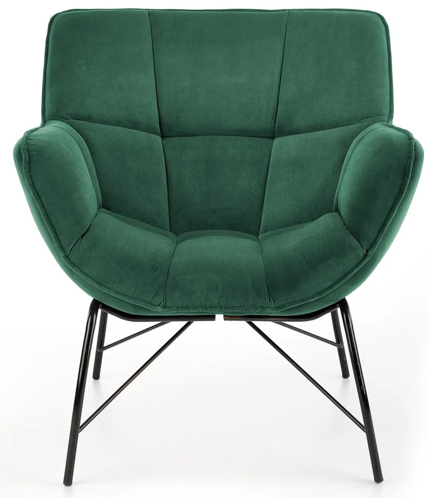 Fotoliu Betali (Verde închis + negru). 1028140
