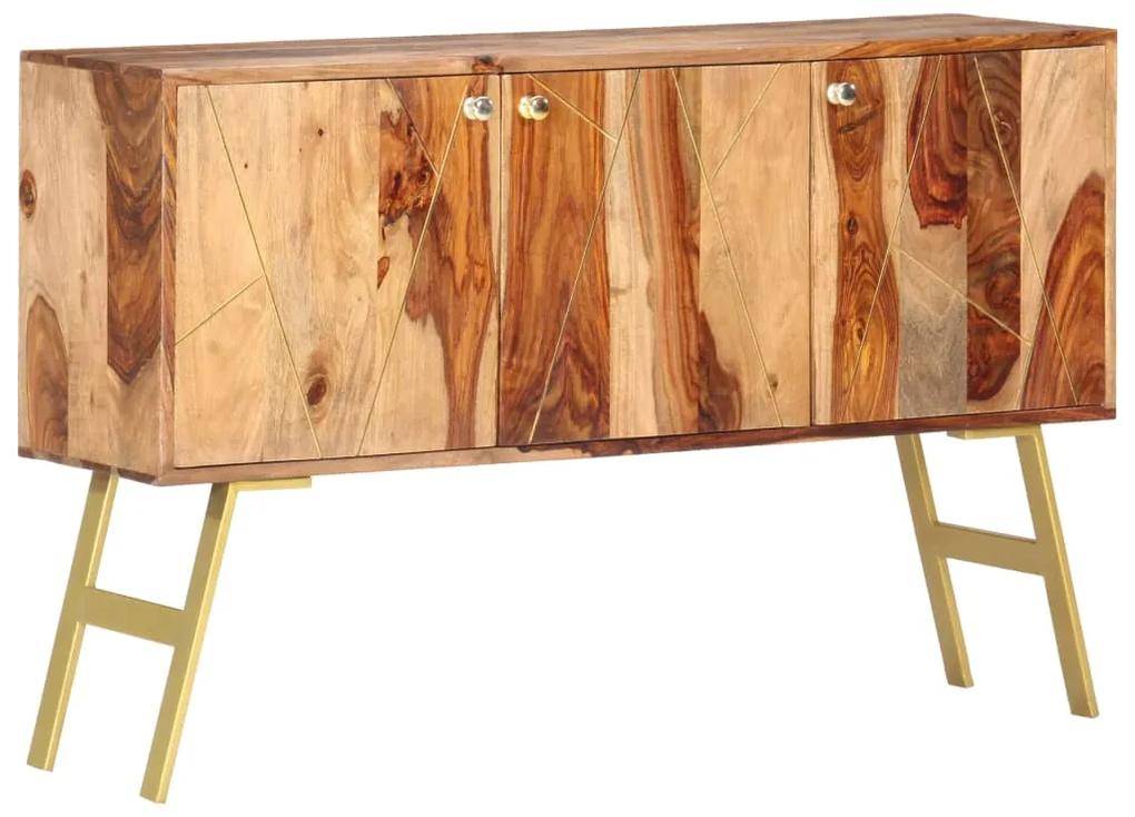 285874 vidaXL Servantă, 118 x 30 x 75 cm, lemn masiv de sheesham