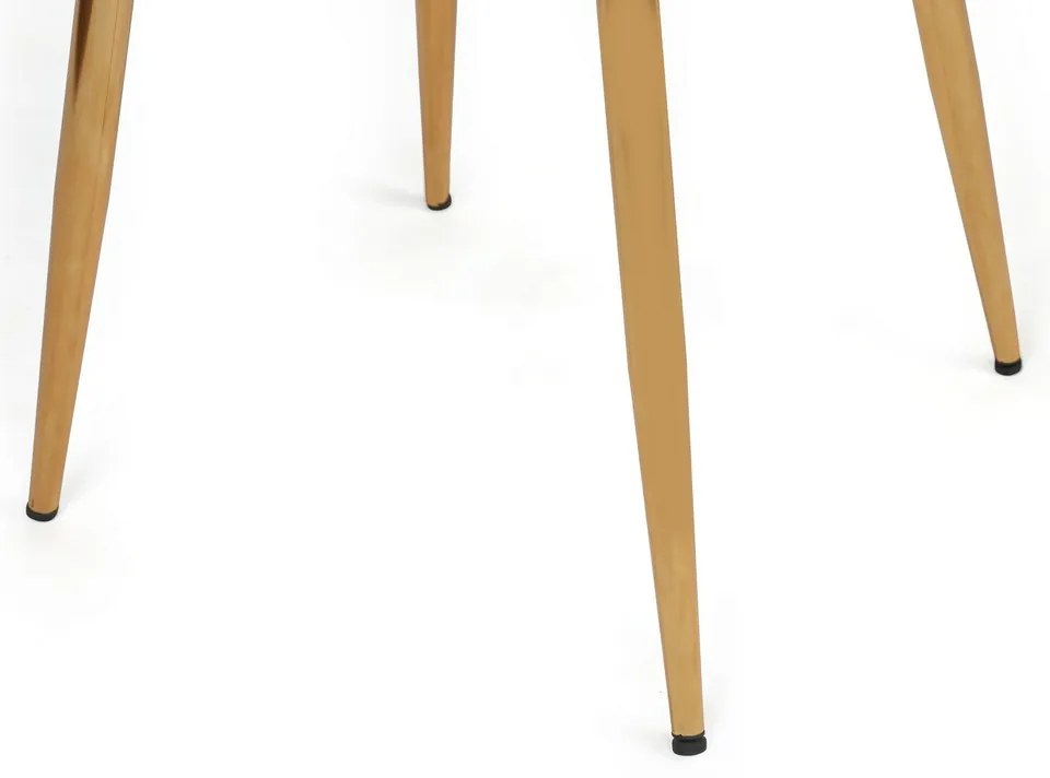 Set de scaune de sufragerie Kusakli Black andGold, 4 buc., 4 buc