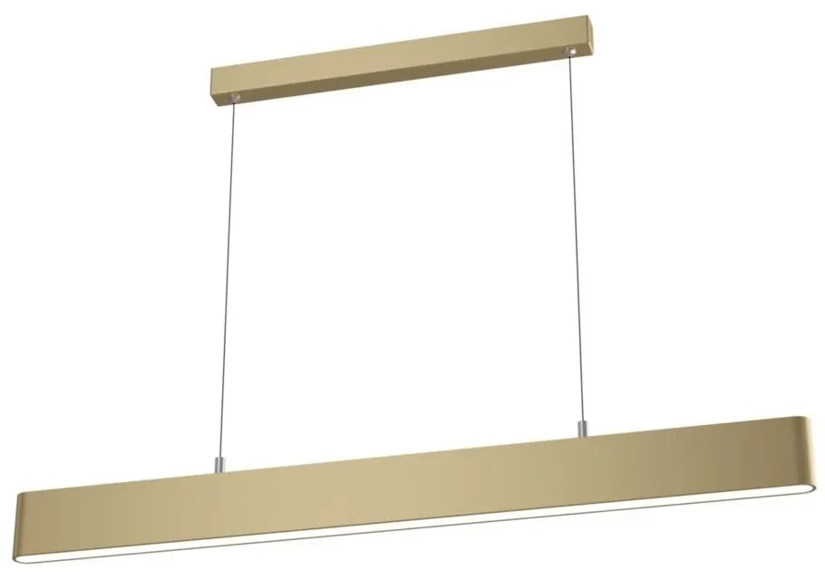 Lustra LED suspendata design modern Step auriu