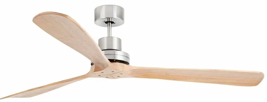 Ventilator de tavan cu telecomanda LANTAU XL nickel/lemn pin