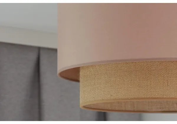 Lustră aplicată Duolla BOHO 1xE27/15W/230V d. 45 cm bej/maro