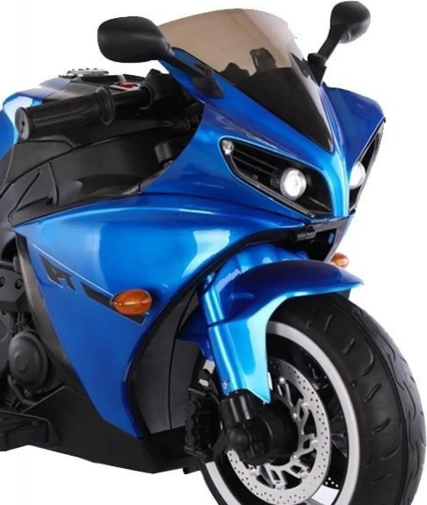 Motocicleta Electrica cu Acumulator Pentru Copii NOVOKIDS™ Aspen Premium Motor, 3-6 ani, max 30 kg, Cu Melodii si Lumini Frontale, MP3 , Roti