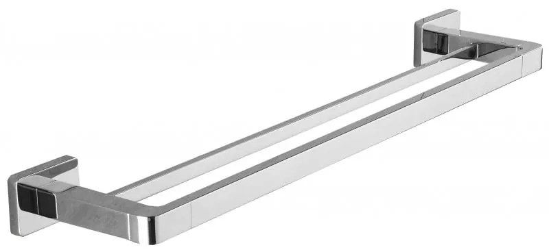 Mexen Asis cuier dublu pentru prosoape, Crom - 7017625-00