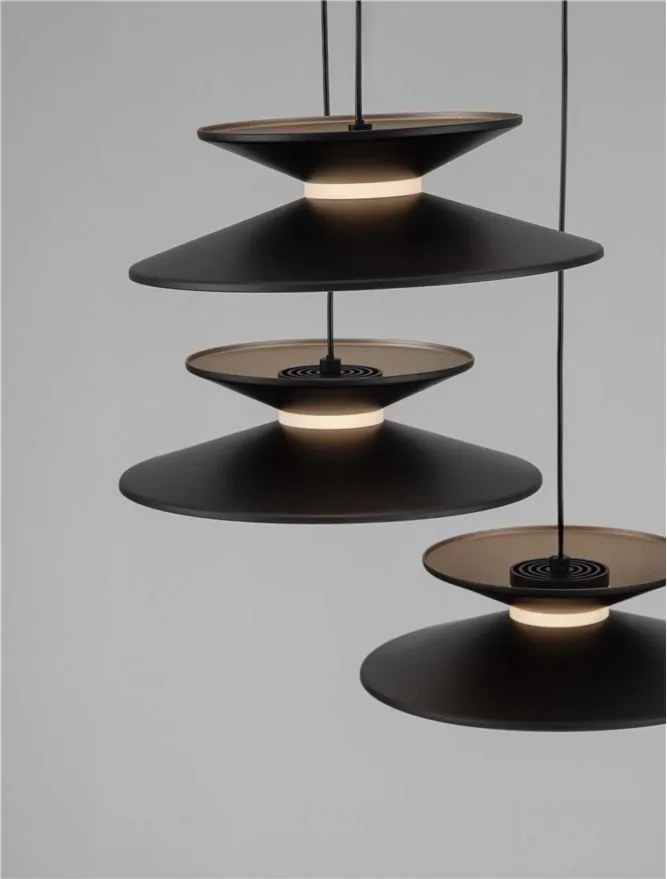 Lustra cu 5 pendule LED design modern Morfi