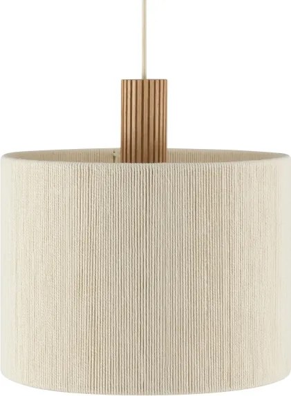 Brilliant - Lustră suspendată pe cablu ARLO 1xE27/20W/230V Ø 35 cm crem