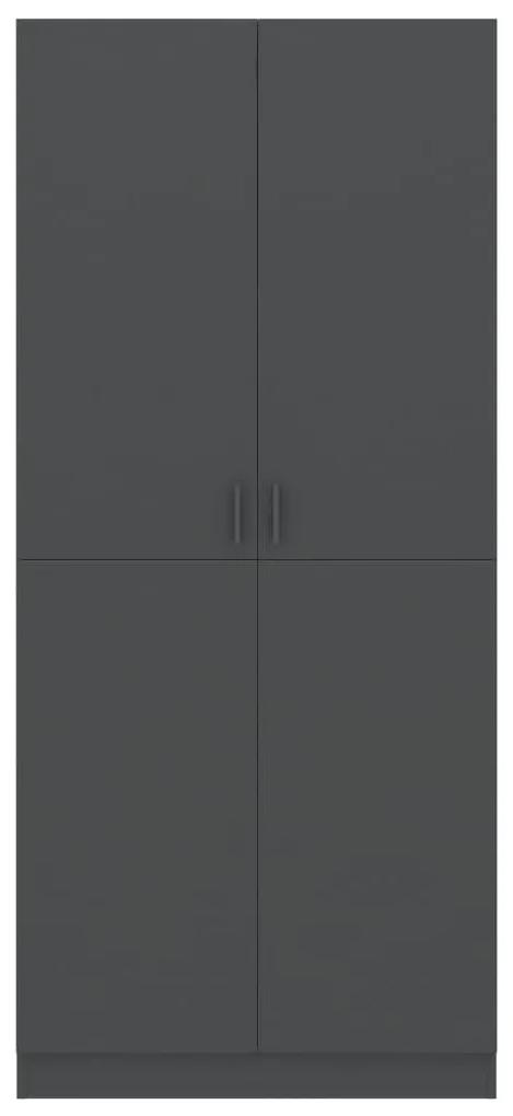 Sifonier, gri, 80x52x180 cm, PAL Gri, 1