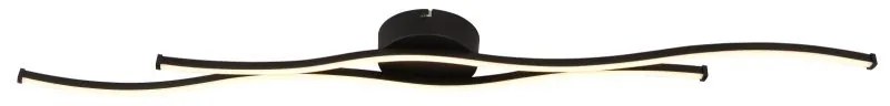 Plafoniera LED aluminiu negru mat BOYD