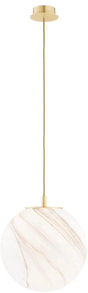 Lustra/Pendul design modern ALMIROS 30cm alama