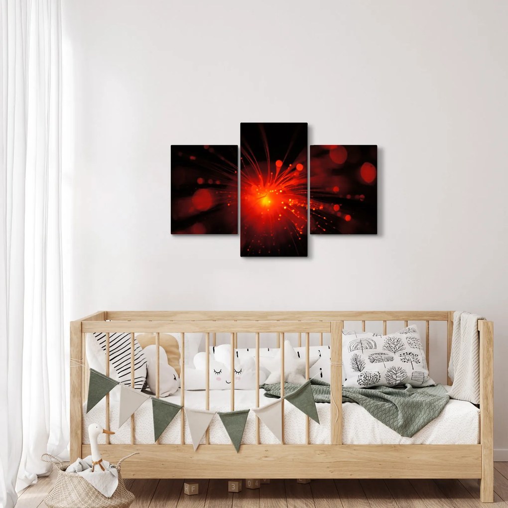 Tablou cu abstacție sclipire (90x60 cm)