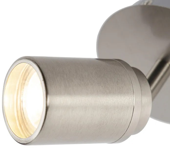 Spotlight modern pentru baie din oțel IP44 - Ducha