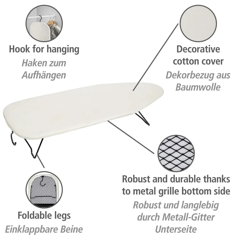 Masă de călcat standard (pentru masă) 77x31 cm Leona – Wenko