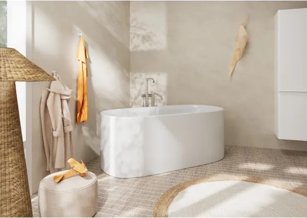 Baterie cada, Hansgrohe Tecturis S, montaj pe pardoseala, crom, 73440000