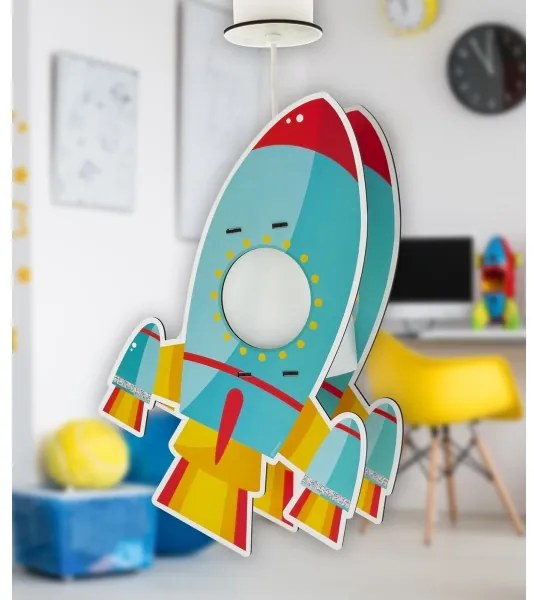 Lustră pentru copii Dalber 63357 ROCKET 1xE27/15W/230V