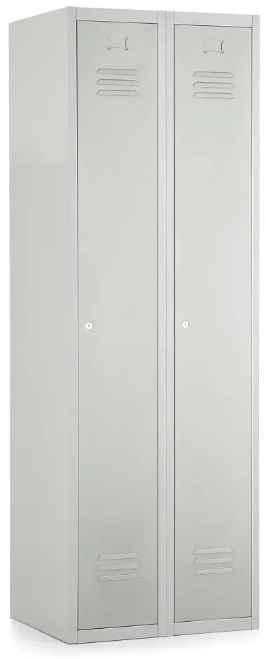 Dulap metalic, 60 x 50 x 180 cm, inchidere cilindrica, gri deschis - ral 7035