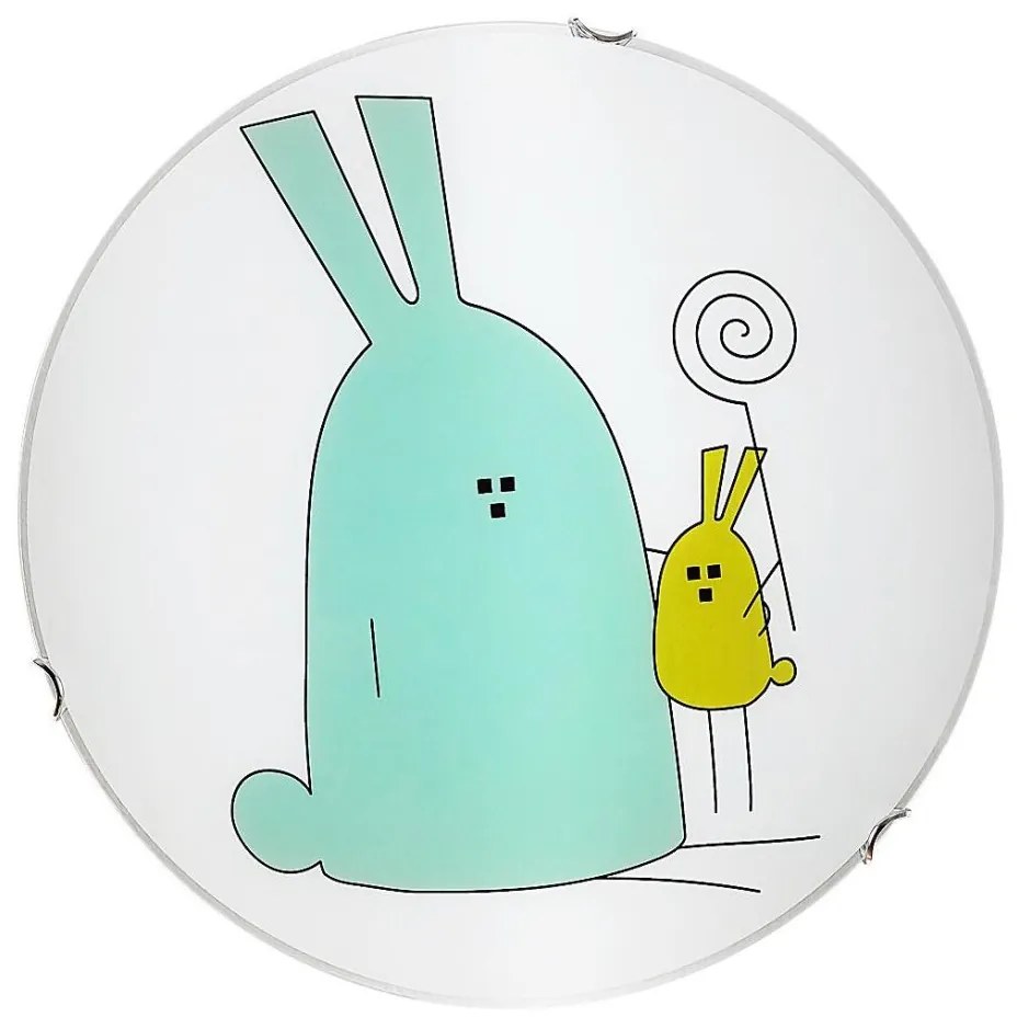 Rabalux 71279 - Lampă de tavan pentru copii FLAPPY 2xE27/60W/230V