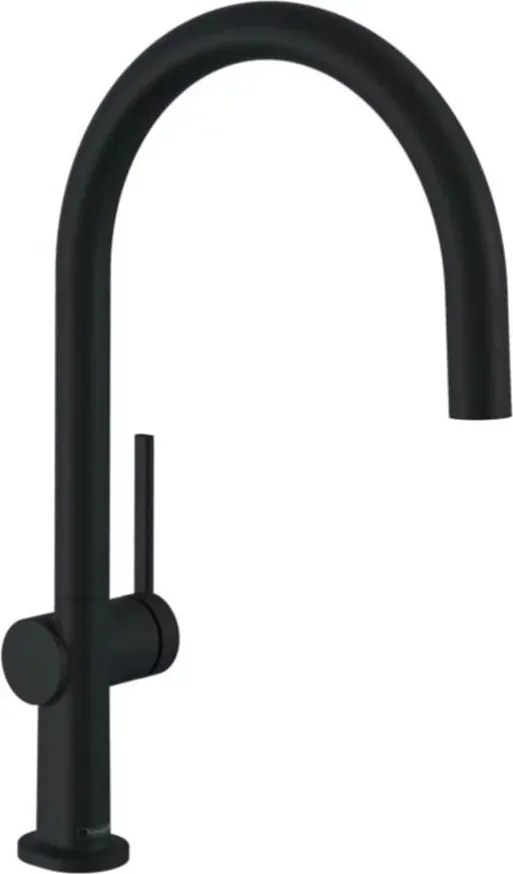 Baterie bucatarie Hansgrohe Talis M54 220 cu 1 tip de jet finisaj negru mat