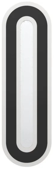 Aplică LED Eglo 901242 MACCHIONI LED/12W/230V 4000K negru