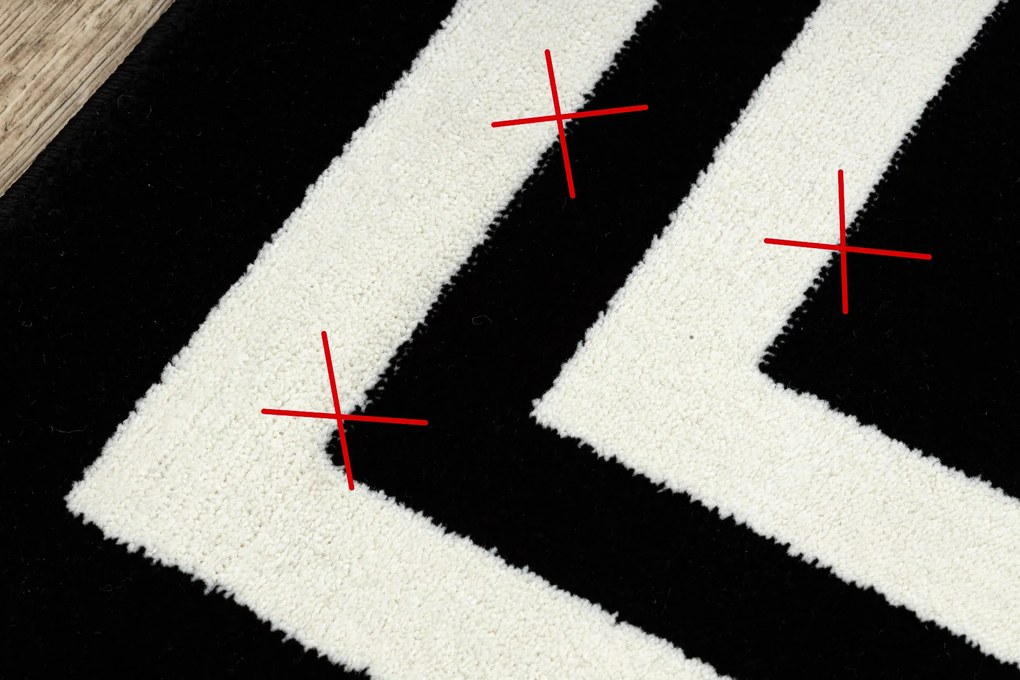 Covor HAMPTON cadru negru - SECUNDAR-COTATI PRODUSUL