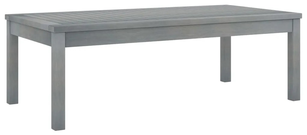 vidaXL Măsuță de cafea, gri, 100 x 50 x 33 cm, lemn masiv de acacia