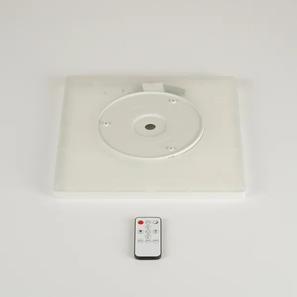 Brilagi - Plafonieră LED dimabilă ULTRA SLIM 18W 230V 30x30 cm, albă + telecomandă