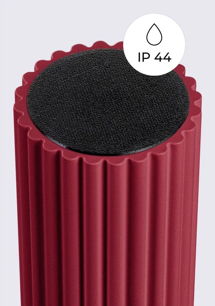 Plafonieră burgundy cu abajur din sticlă ø 12 cm Orbital – Sollux