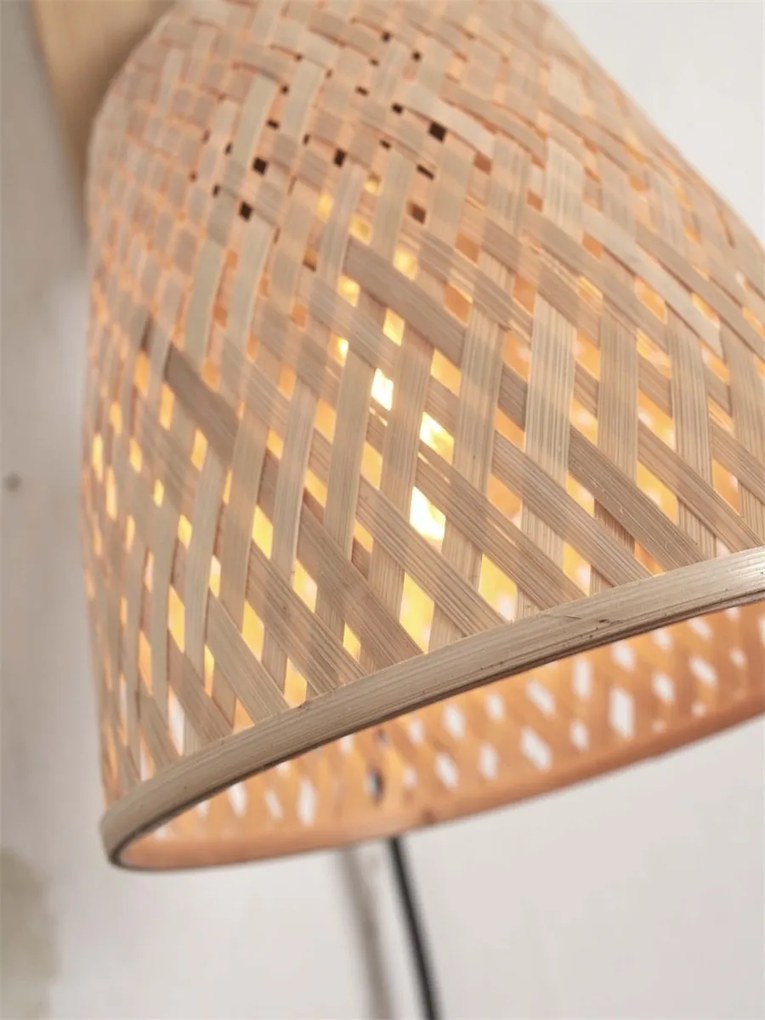 Aplica de perete eco din bambus Java nat/15x17, natural
