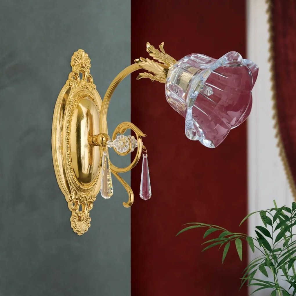 Aplica de perete design clasic LA BOHEME, auriu