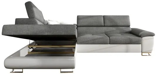 Colțar Alphard (D) (piele ecologică Soft 017 + Uttario Velvet 2971 + Kronos 02). 1060186
