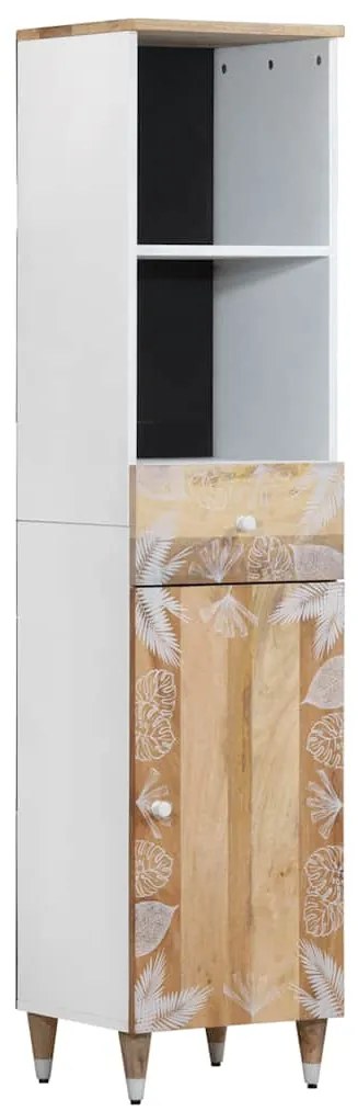 vidaXL Dulap de baie, 38x33,5x160 cm, lemn masiv de mango