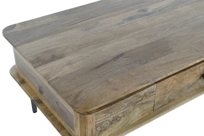 Măsuță de cafea din lemn de mango și metal, L116 cm, „Kandara” – Ethnic Collection