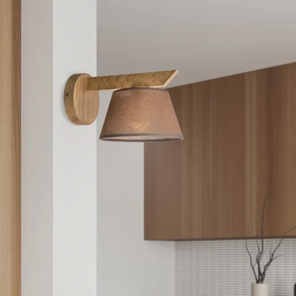 Aplică ANTONIO 1xE14/40W/230V stejar