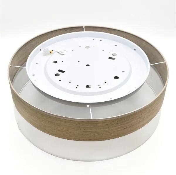 Plafonieră LED SIRJA WOOD LED/36W/230V d. 45 cm alb/stejar