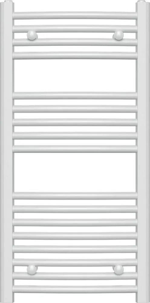 Novaservis - Radiator de baie tip scară 365W/230V 90x45 cm alb rotunjit