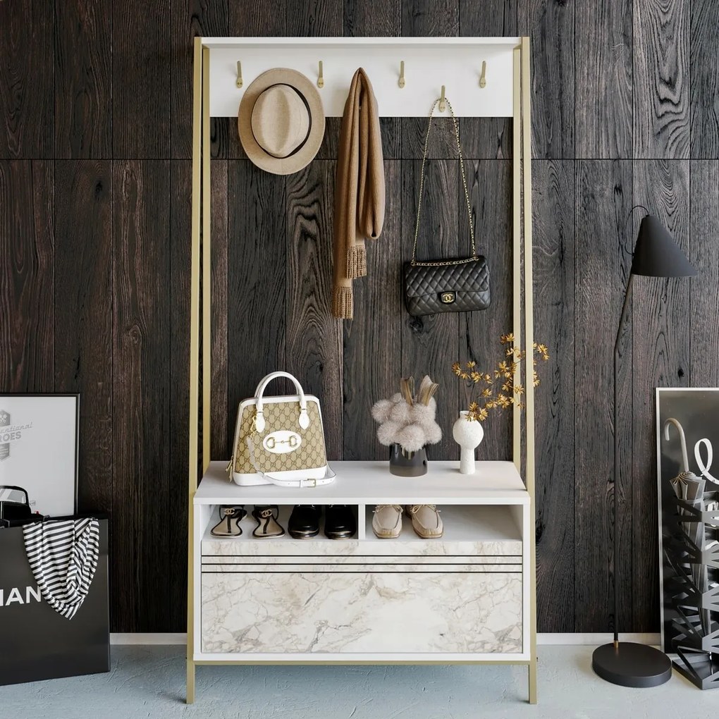 Cuier cu raft pentru încălțăminte Devin White