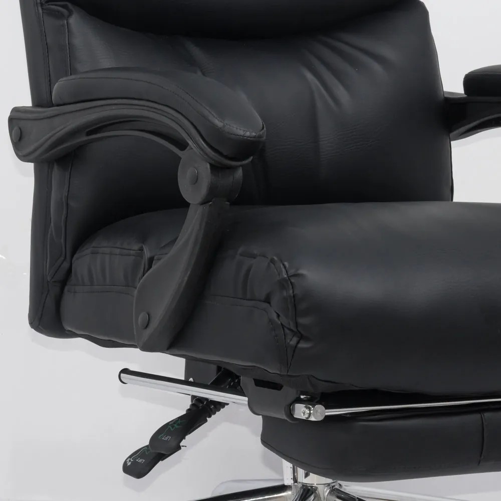 Scaun directorial cu suport picioare retractabil OFF 422 negru