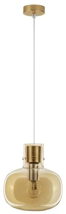 Lustra, Pendul design modern CINZIA champagne, 22cm