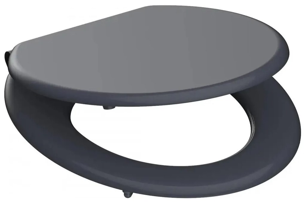 Schütte 80104 - Capac WC SPIRIT Antracit, SoftClose, din MDF