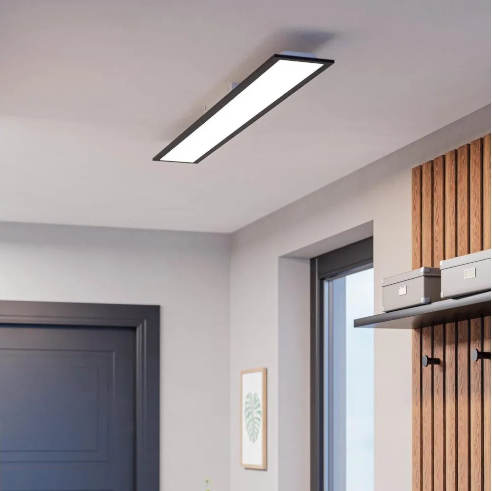 Eglo MORADILLO 901488 - Panou LED aplicat, 28W, 230V, 120x15 cm, negru