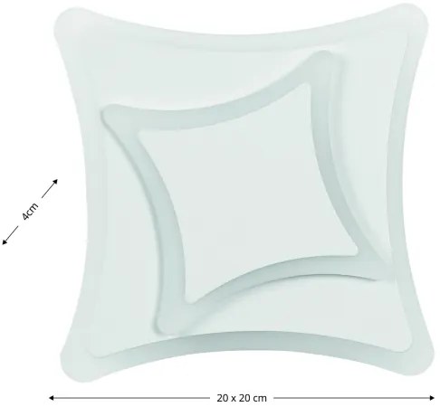 Brilagi - Plafonieră LED Modern Mini, 24W, 230V, 3000/4000/6000K