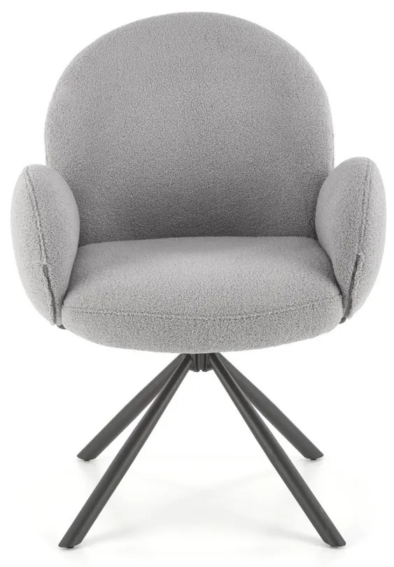 Scaun K498 tapitat gri