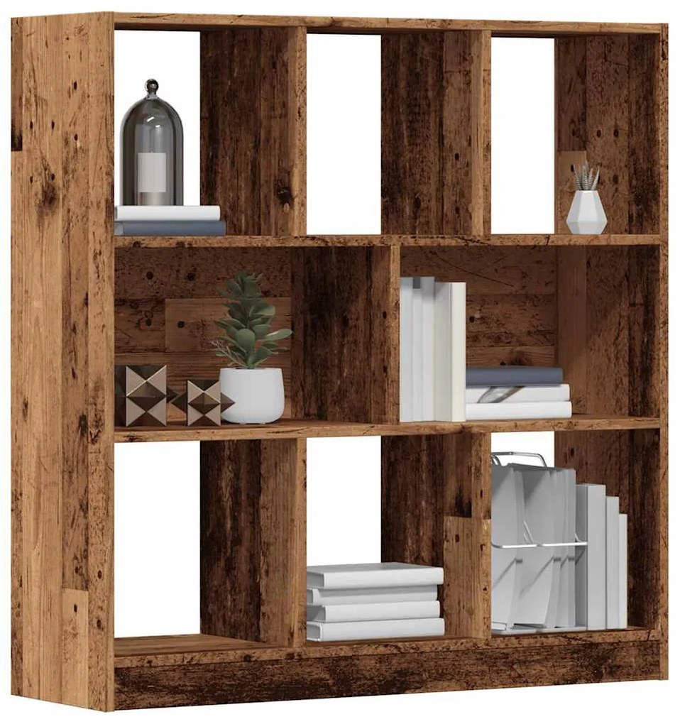 vidaXL Dulap cu cărți lemn vechi 97,5x29,5x100 cm din lemn prelucrat