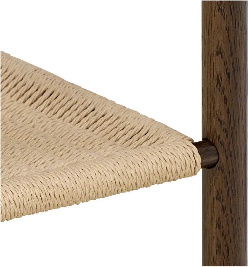 Noptieră în culoare naturală închisă cu aspect de lemn de stejar Monfort – Actona