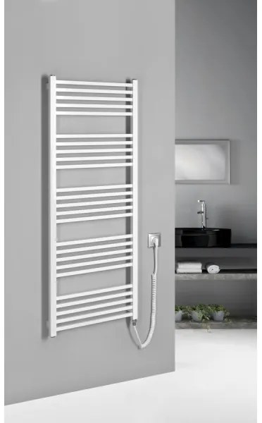 Uscător electric de prosoape Sapho METRO-E, 500 W/230 V, 50 x 134 cm, alb