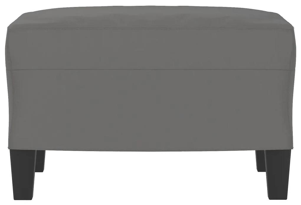 Taburet, gri inchis, 60x50x41 cm, microfibra Morke gra, 60 x 50 x 41 cm