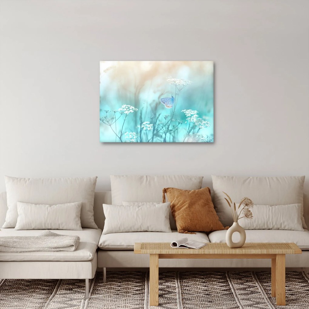 Tablou - Fluture în albastru (70x50 cm)