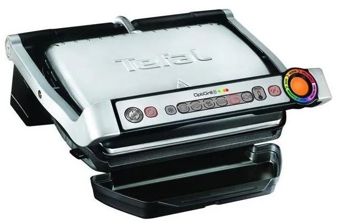 Tefal OPTIGRILL+ INOX WAFFLES grătar contact 2000W/230V negru/crom