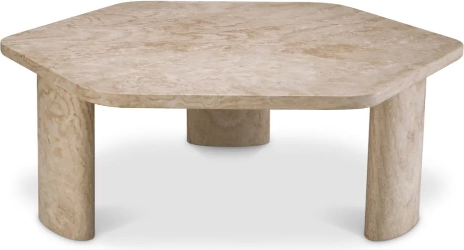 Masuta de cafea LUX din travertin Zenitho