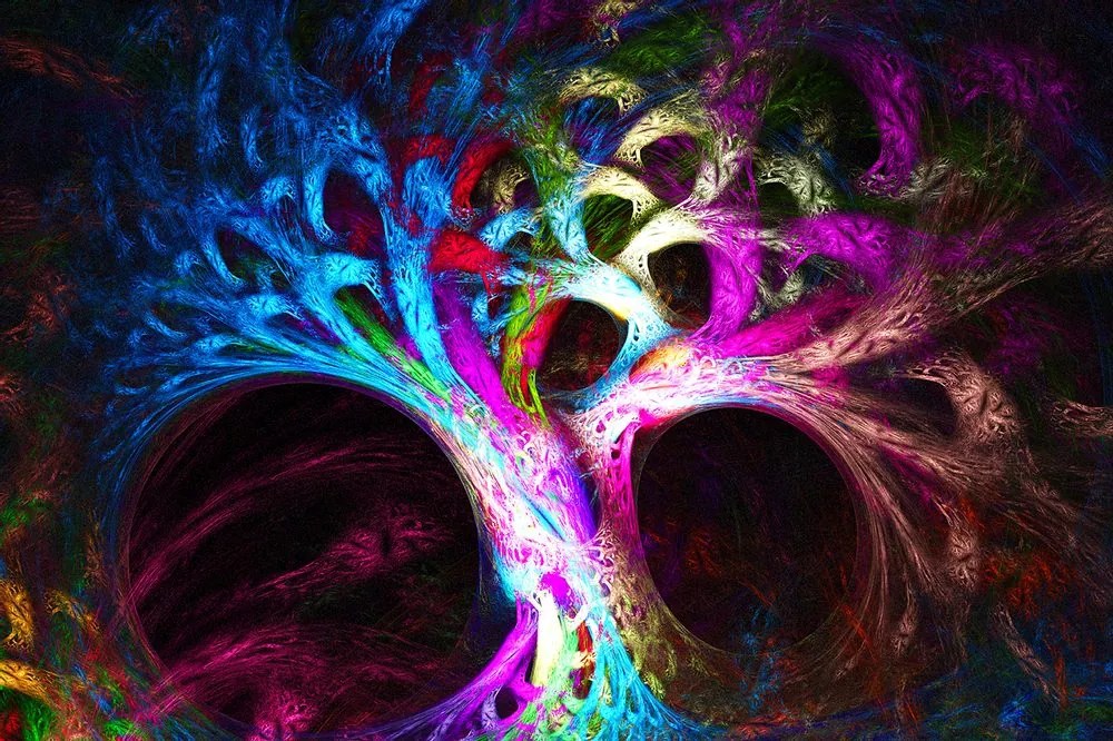 Tapet copacul abstract misterios