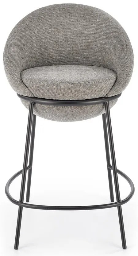 Scaun de bar Brimley, gri